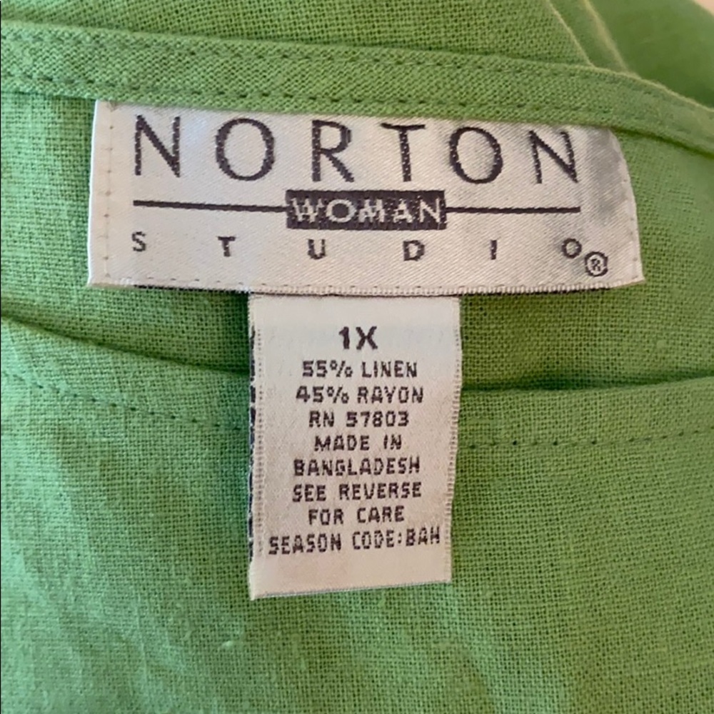 Norton Studio Linen Blend Maxi Dress - Picture 9 of 12